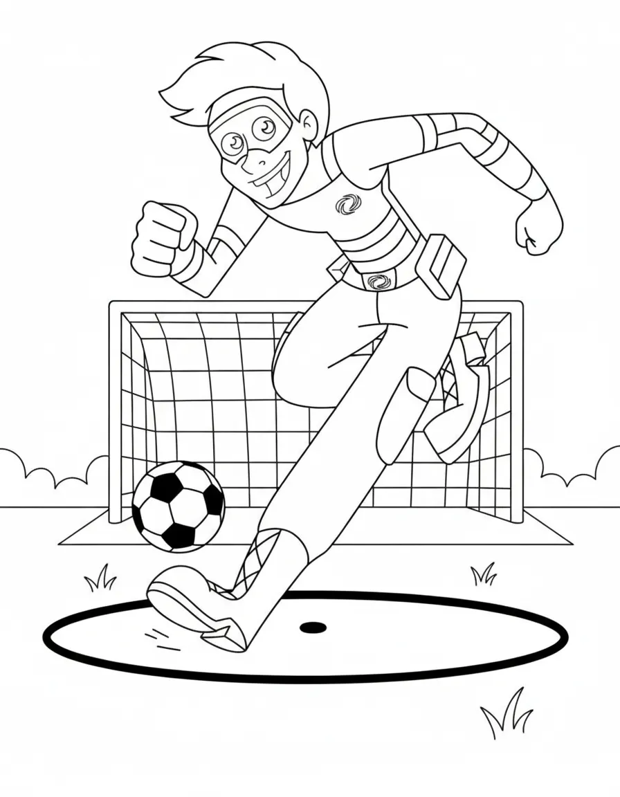 coloriage Henry Danger pour enfant de 8 ans 1