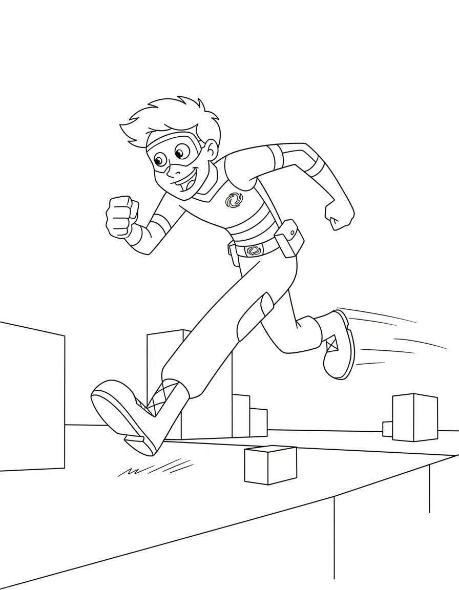 coloriage Henry Danger pour enfants a imprimer gratuit