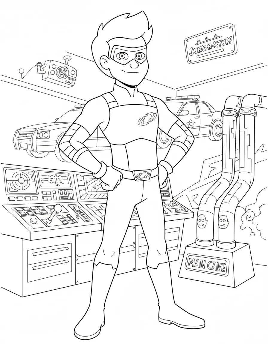 imprimer coloriage Henry Danger