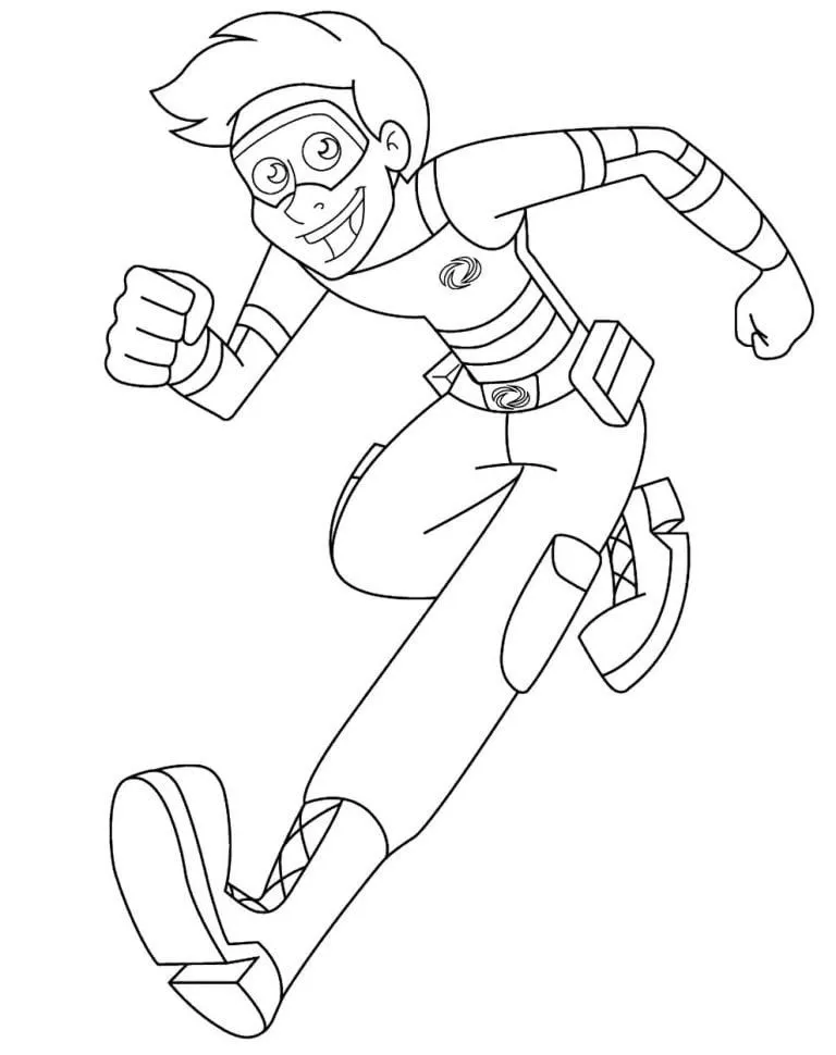 coloriage Henry Danger pour enfant de 3 ans