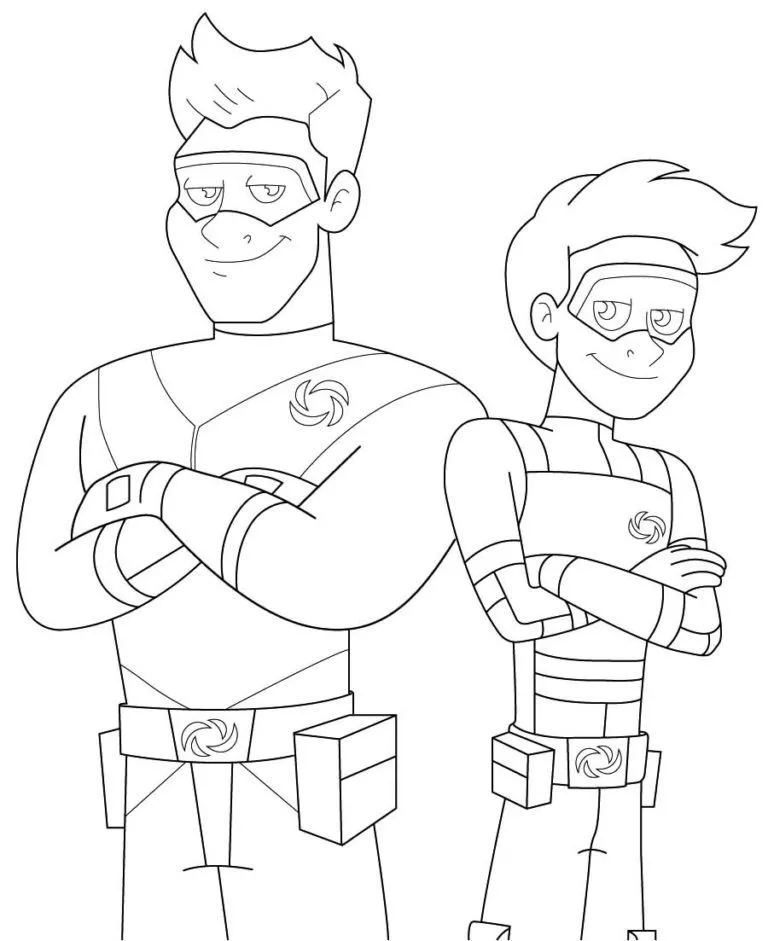a imprimer coloriage Henry Danger gratuit