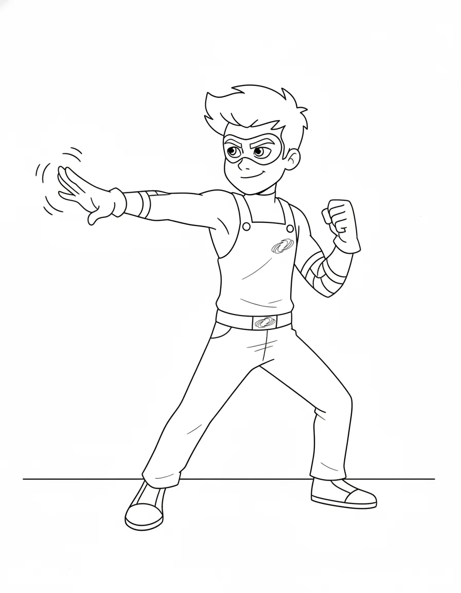 coloriage Henry Danger a imprimer gratuitement