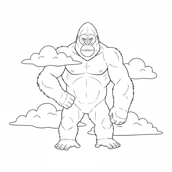 27 Ilmaista V rityskuvat King Kong J ttil isgorillan Piirustuksia 27 Ilmaista V rityskuvat King Kong J ttil isgorillan Piirustuksia
