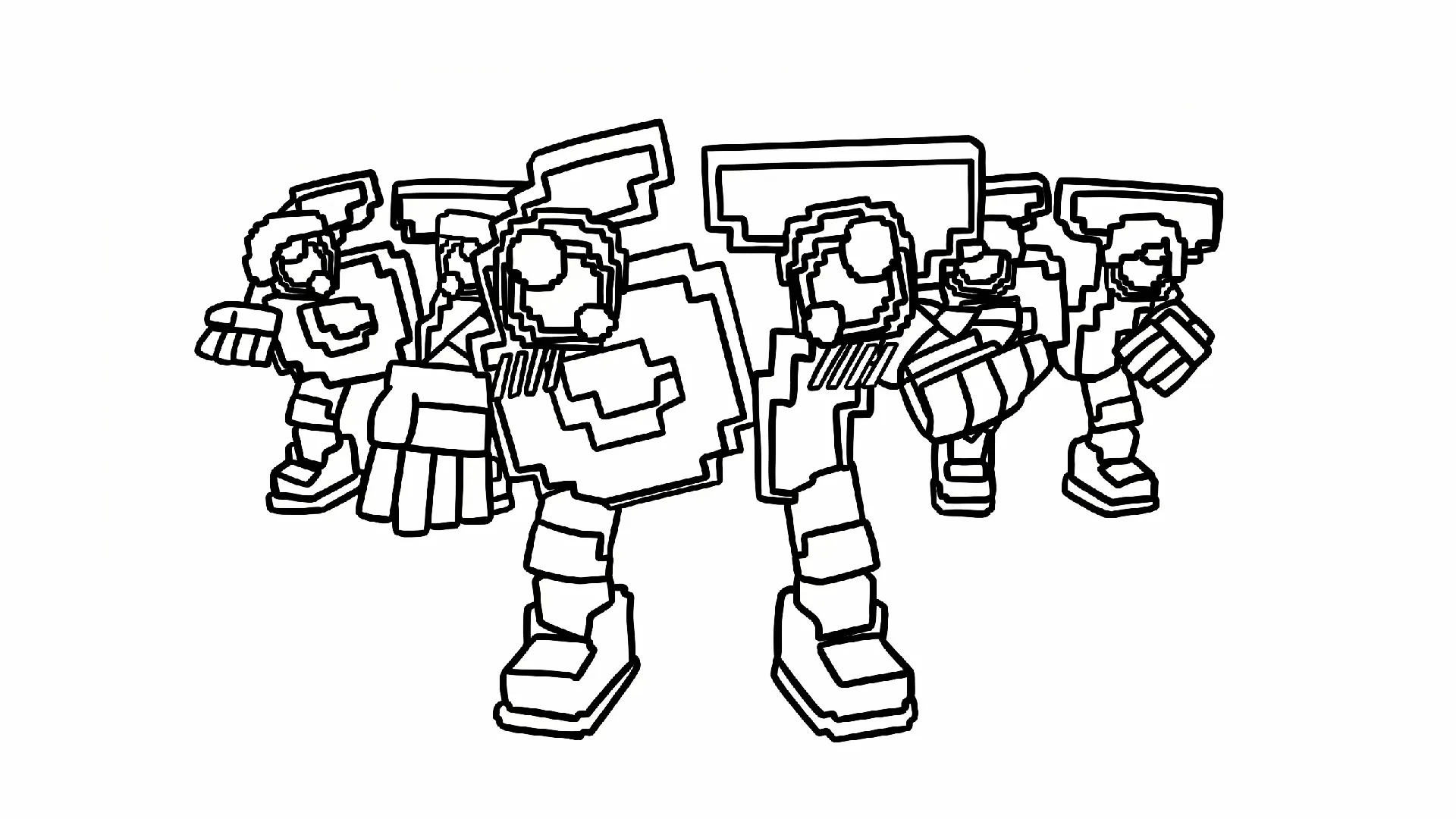 coloriage Los 67 à imprimer kawaii