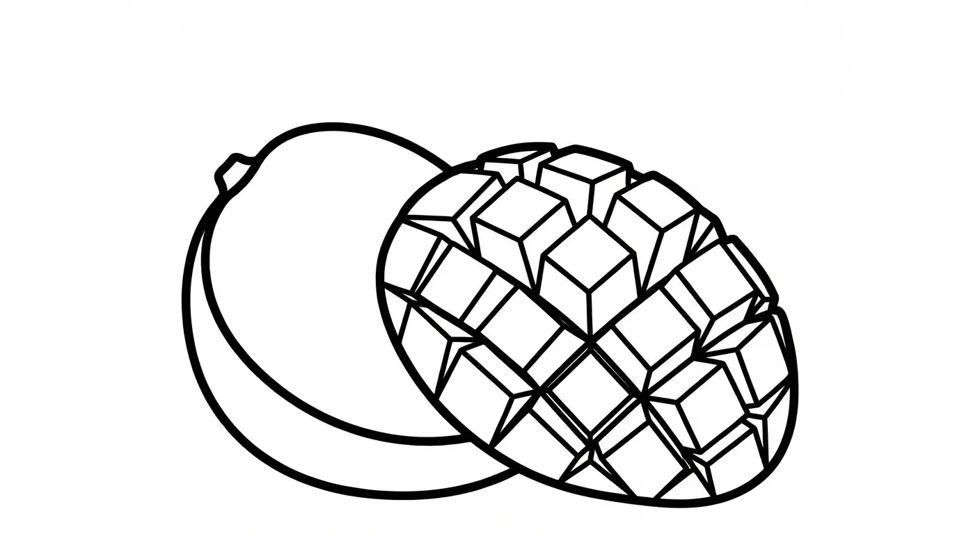 coloriage Mango a dessiner et imprimer