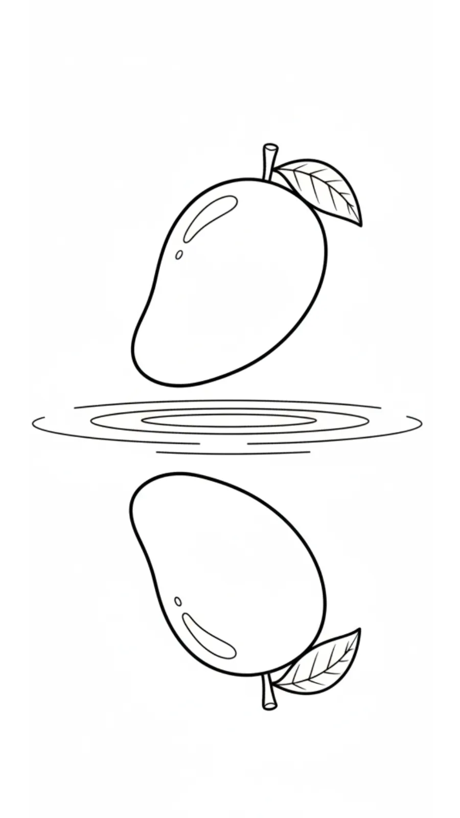 coloriage Mango pour enfant de 2 ans