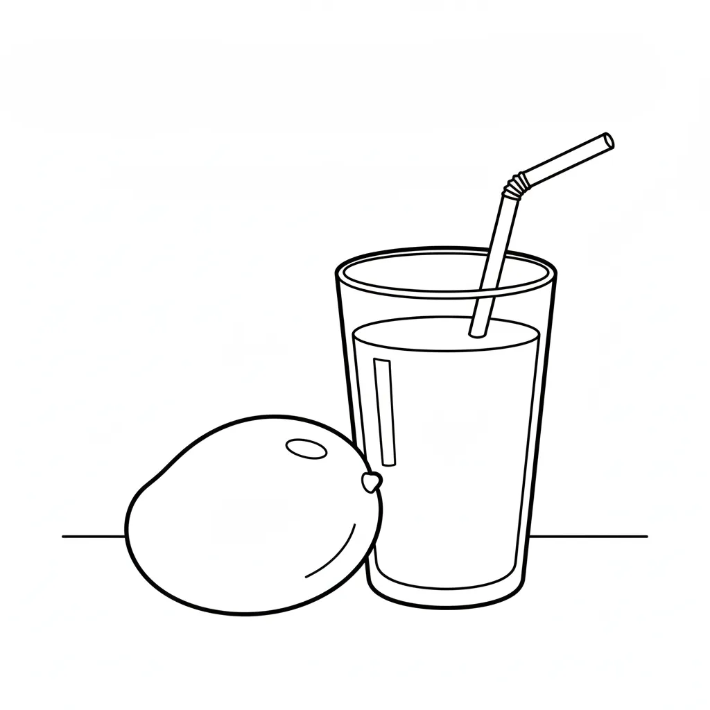 coloriage Mango à imprimer pour enfants