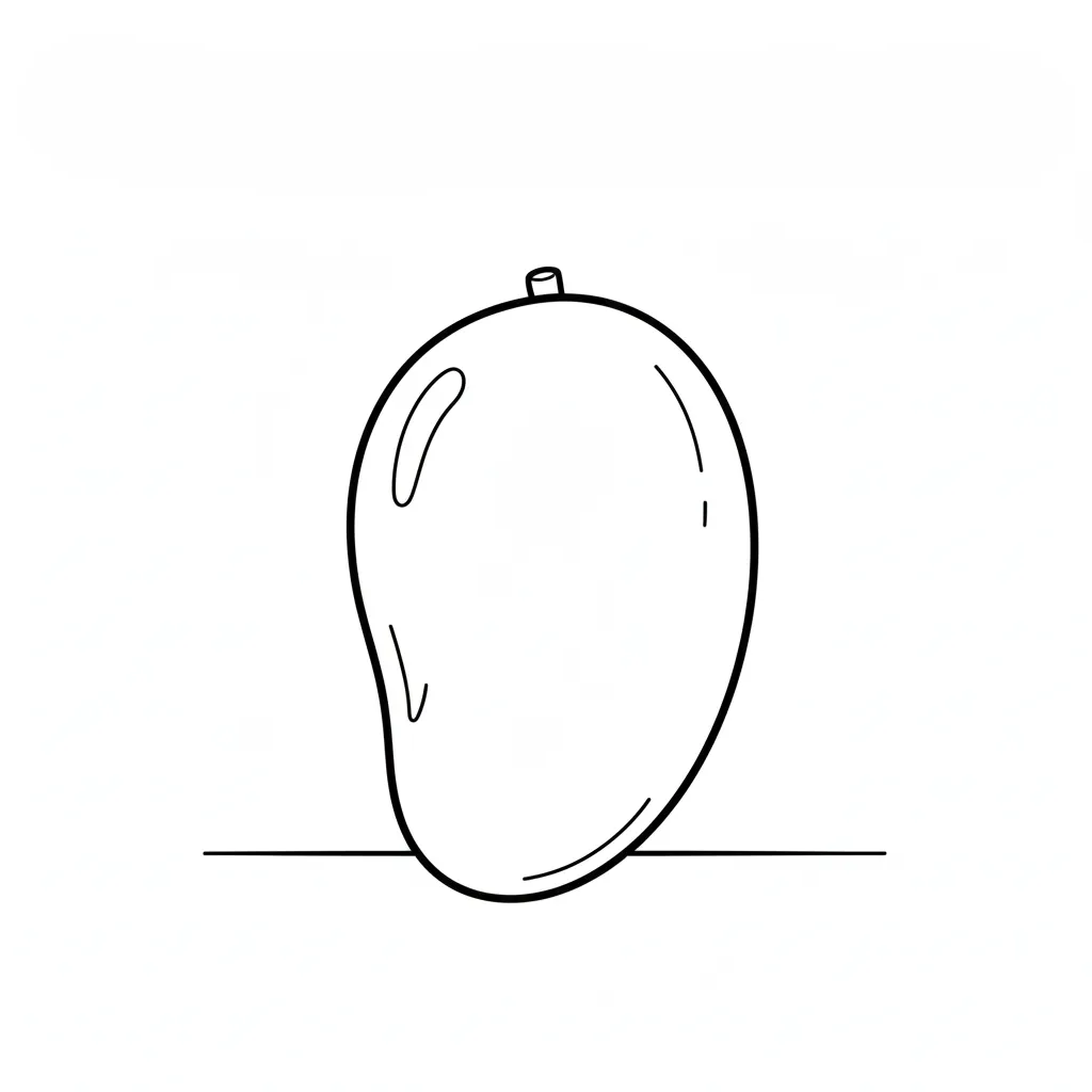 coloriage Mango pour enfants à télécharger 1