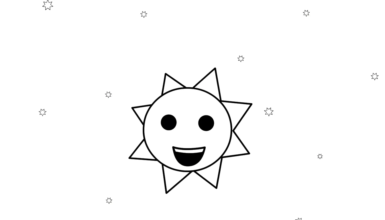 coloriage Mr Sun Sprunki a dessiner et imprimer