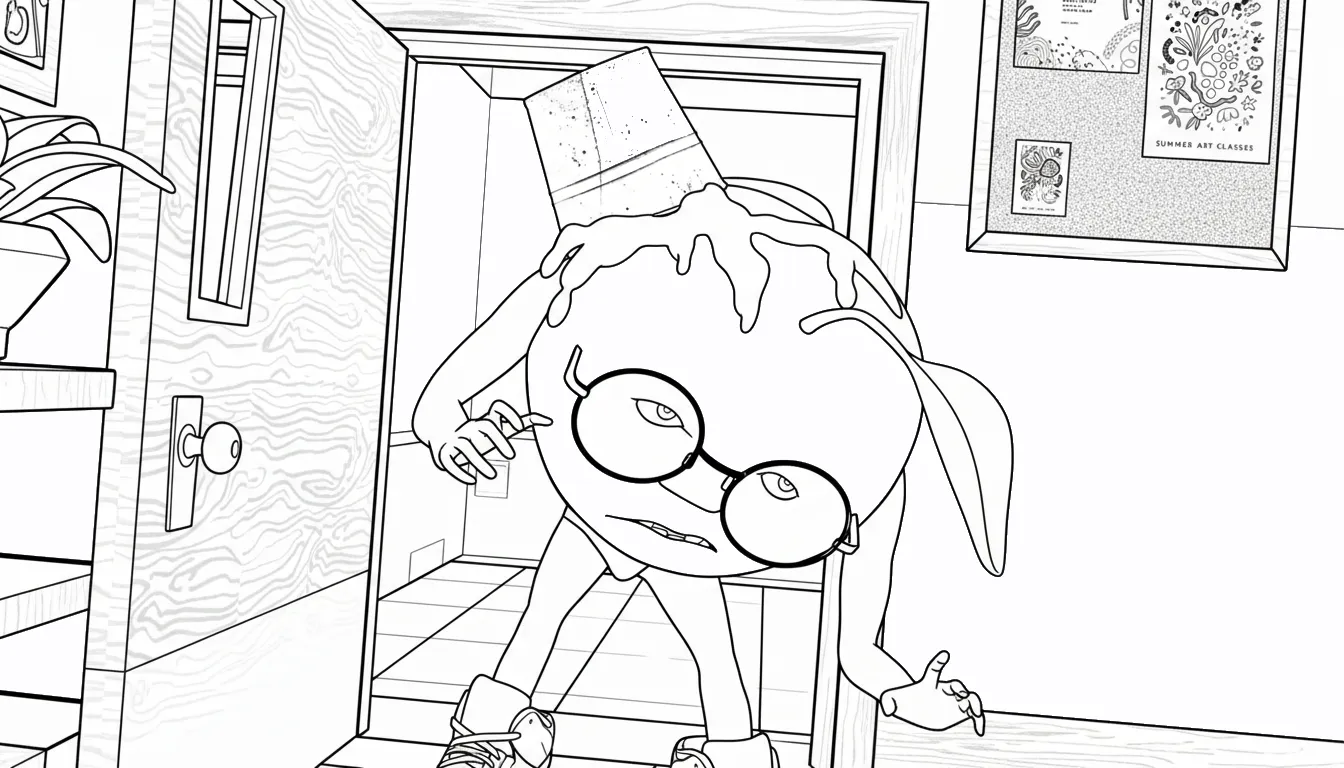 coloriage Odin Din Din Dun pour bebe a imprimer 1