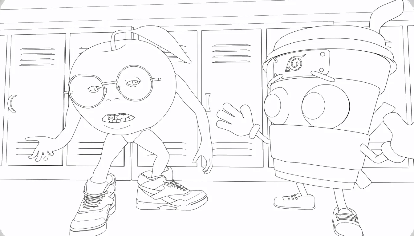 coloriage Odin Din Din Dun à imprimer gratuitement pdf