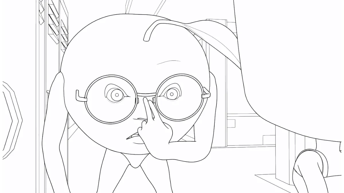 coloriage Odin Din Din Dun pour enfant de 5 ans 1