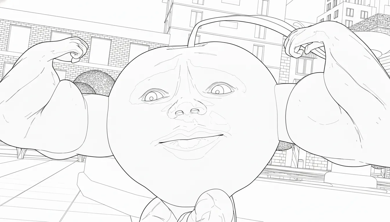 coloriage Odin Din Din Dun a imprimer