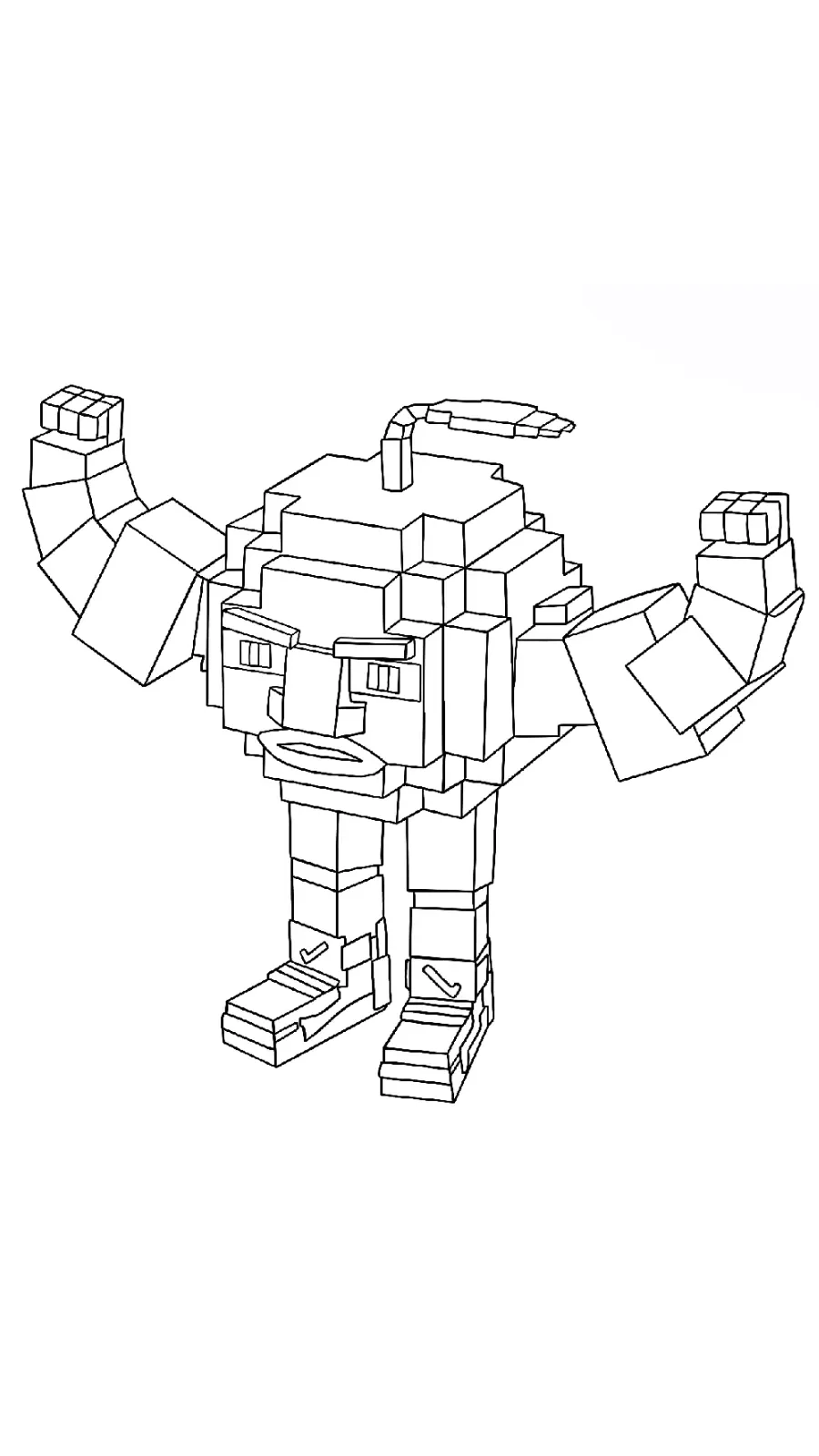 coloriage Odin Din Din Dun à imprimer pour enfant de 9 ans