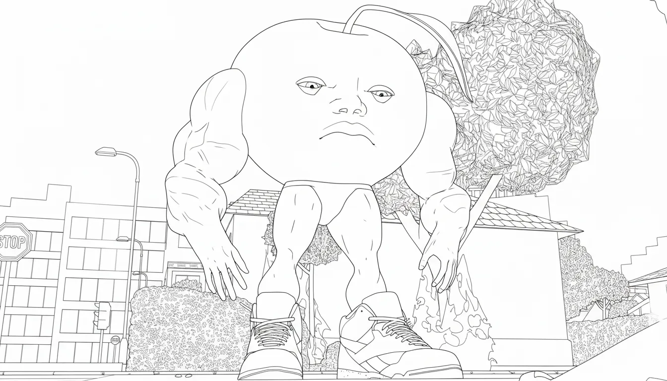 coloriage Odin Din Din Dun à imprimer pdf gratuit 3