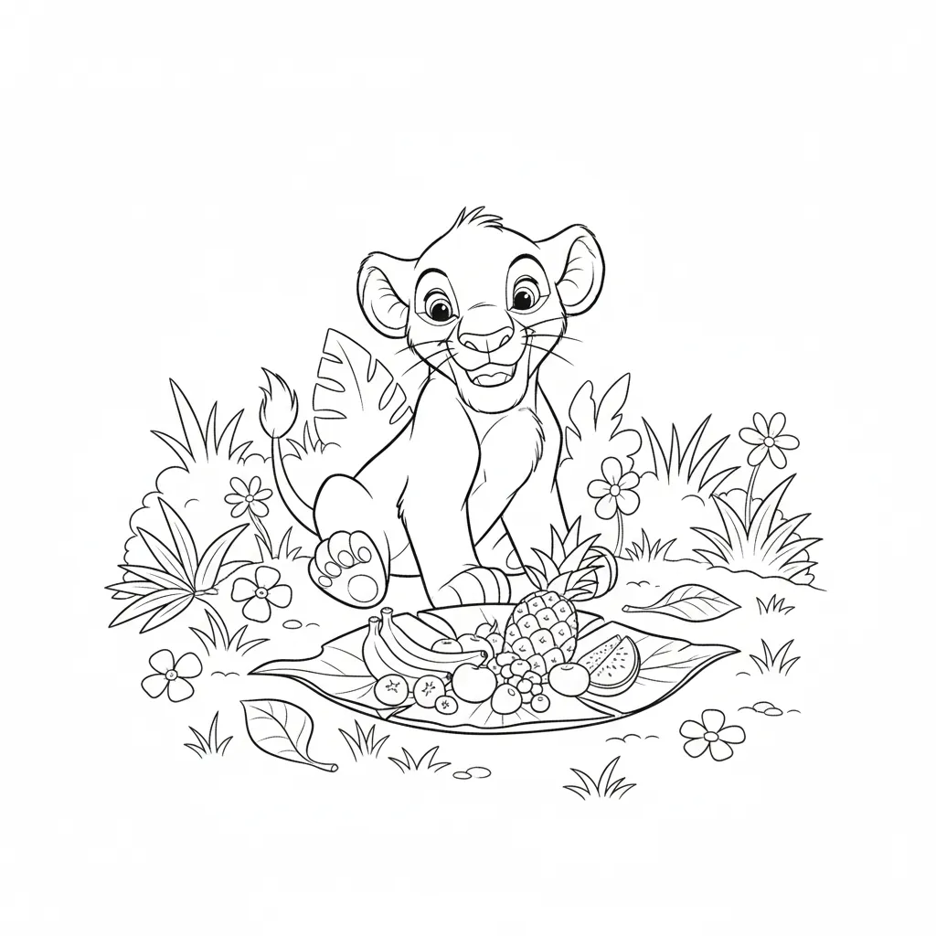 coloriage Pique Nique a imprimer gratuitement