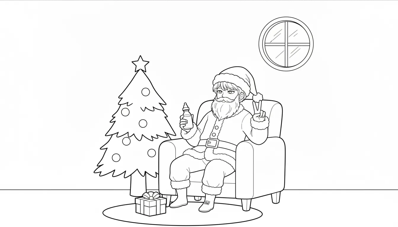 coloriage Saja Boys Noel et dessin a imprimer