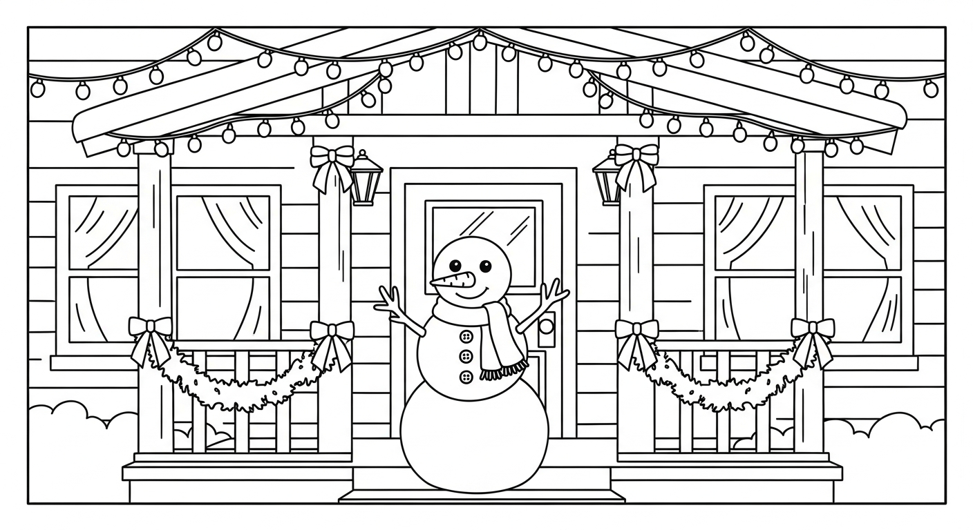 coloriage Bonhomme de neige updated à imprimer pour enfant de 8 ans
