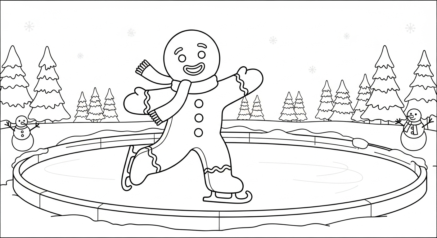 coloriage Bonhomme en pain d’épice updated pour enfant de 2 ans 1