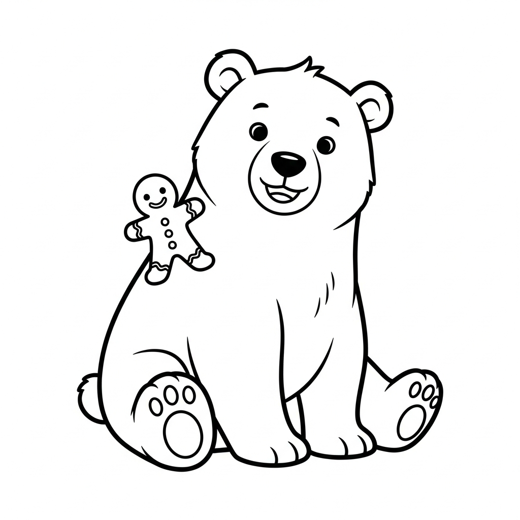 coloriage Bonhomme en pain d’épice updated pour enfant de à imprimer