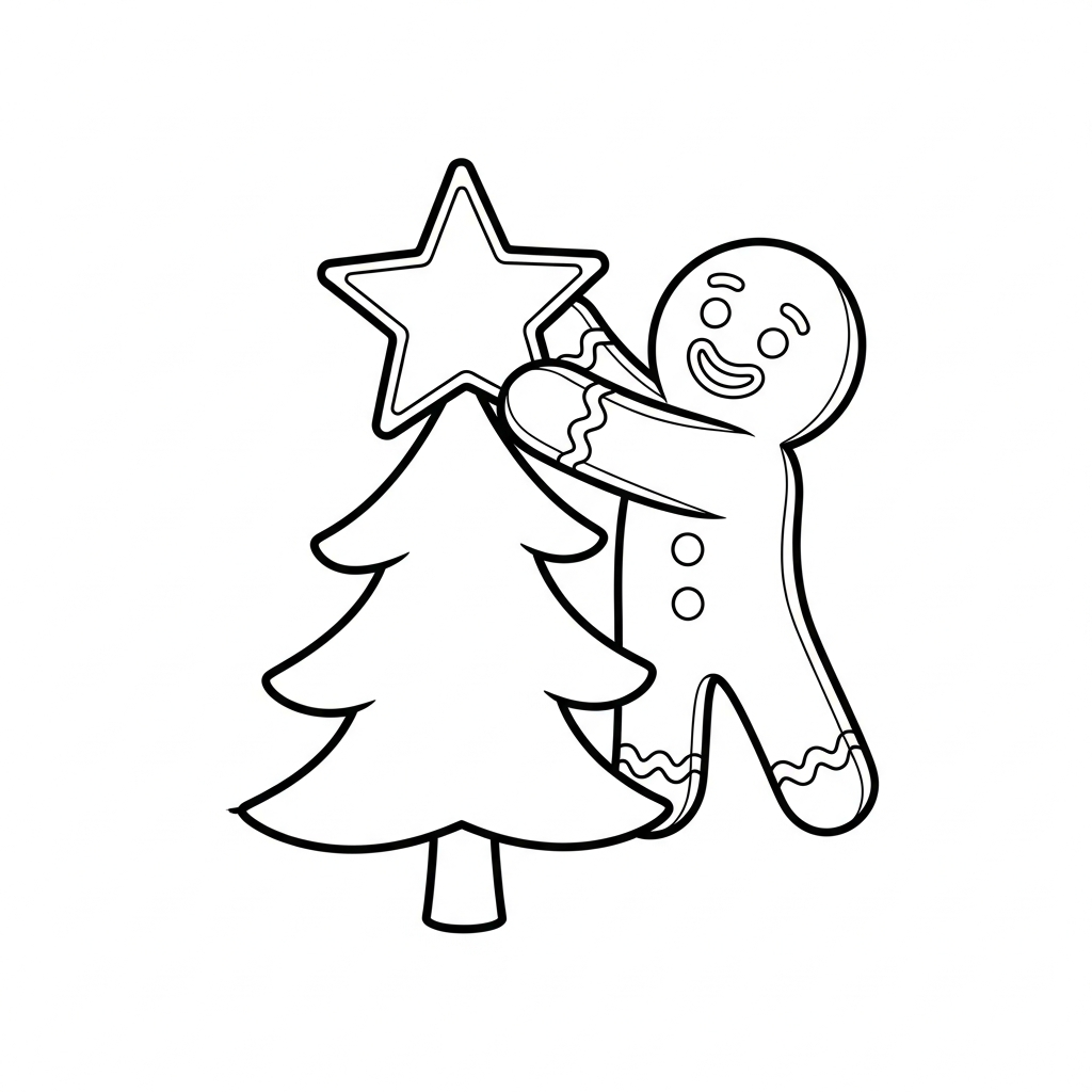 coloriage Bonhomme en pain d’épice updated educatif pour enfant