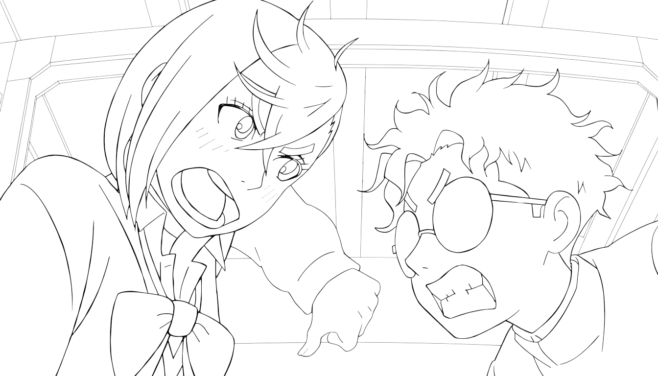 coloriage Dandadan updated à imprimer pour enfant de 8 ans