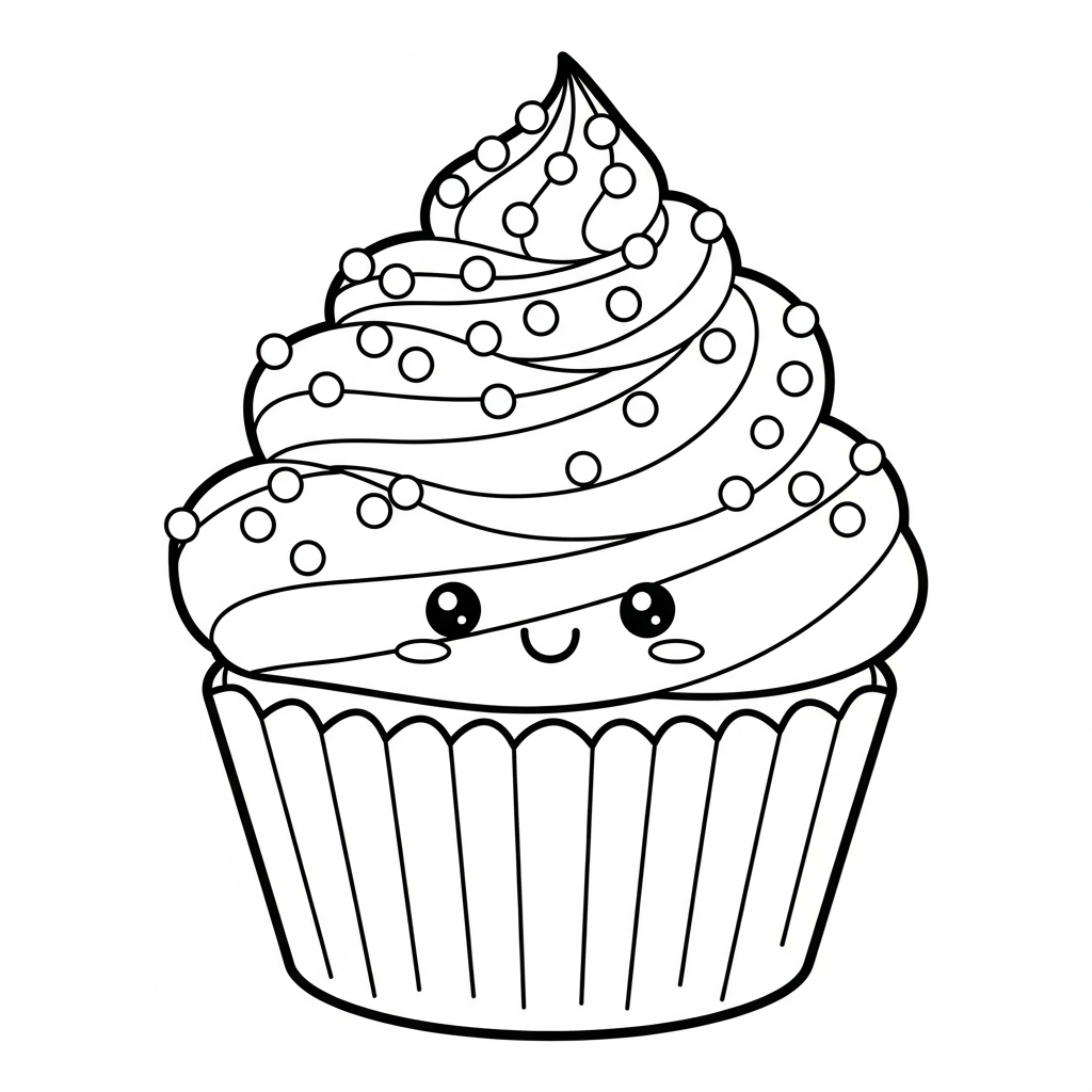 imprimer coloriage Dessert