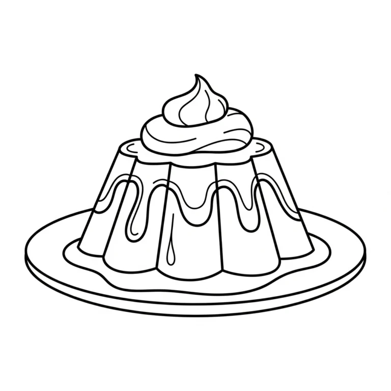 Coloriage Dessert