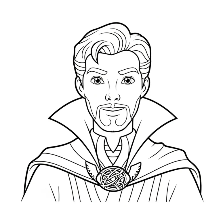Coloriage Doctor Strange