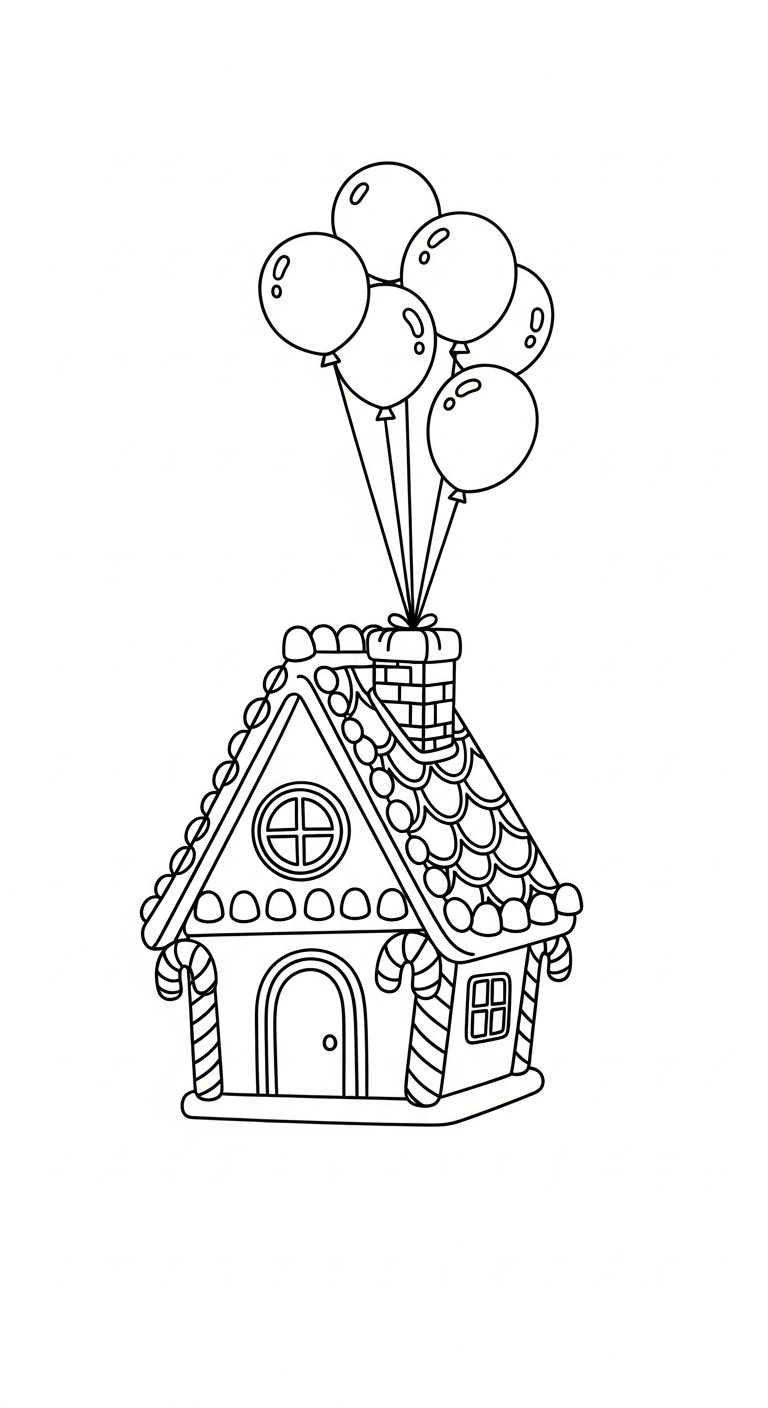coloriage Maison En Pain D’épices updated de pour enfants