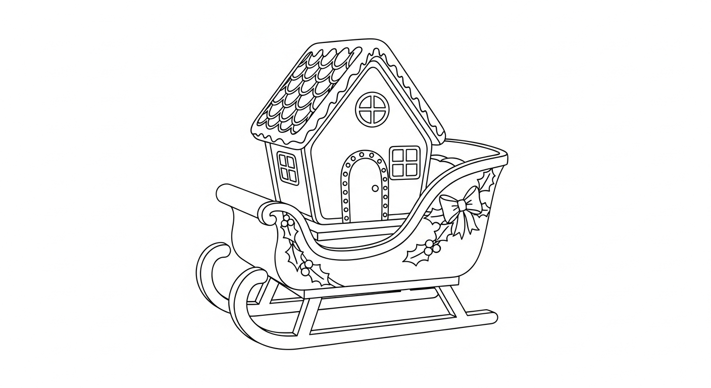 coloriage Maison En Pain D’épices updated à imprimer a4