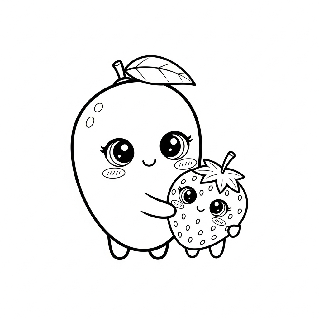 coloriage Mango a imprimer gratuit