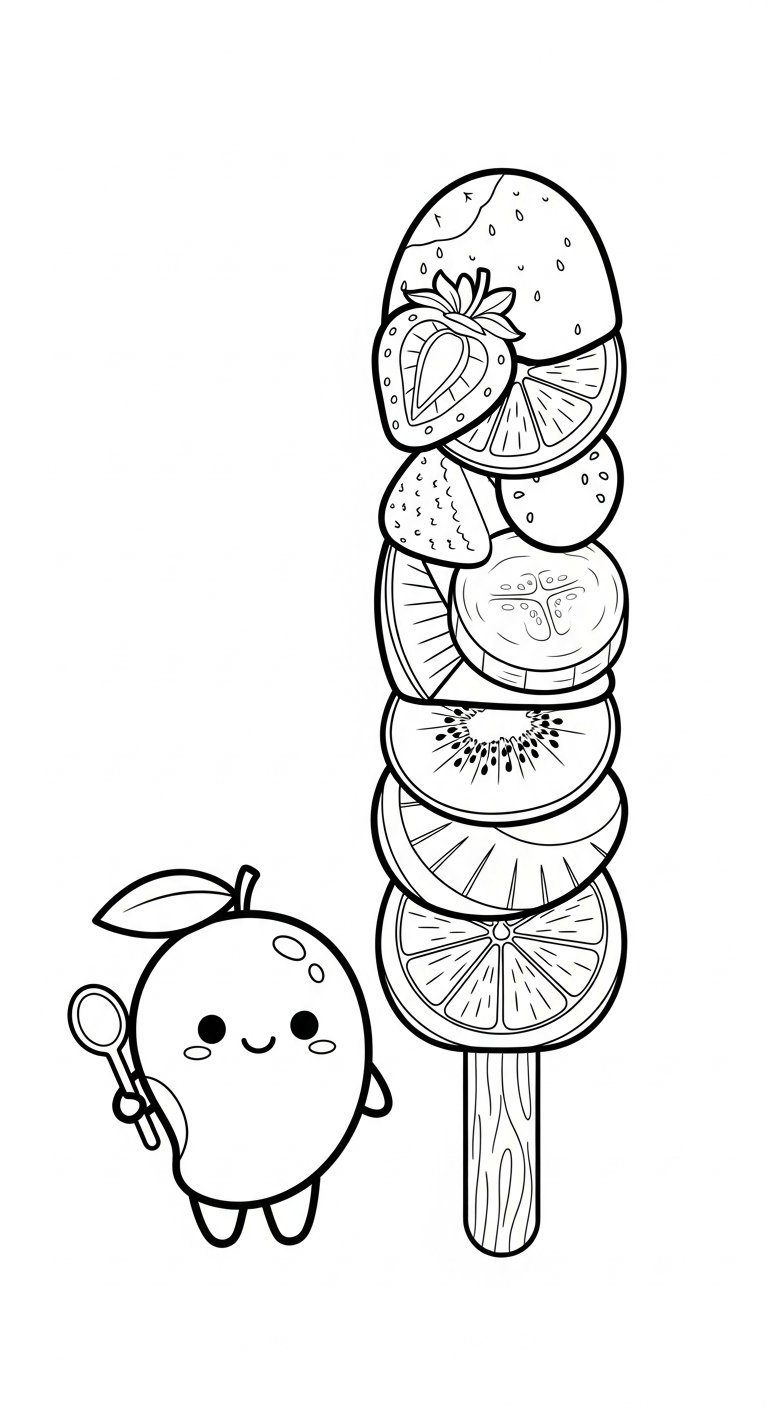 coloriage Mango pour enfants à télécharger