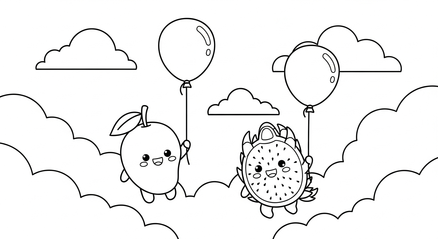 coloriage Mango pour enfant de à imprimer