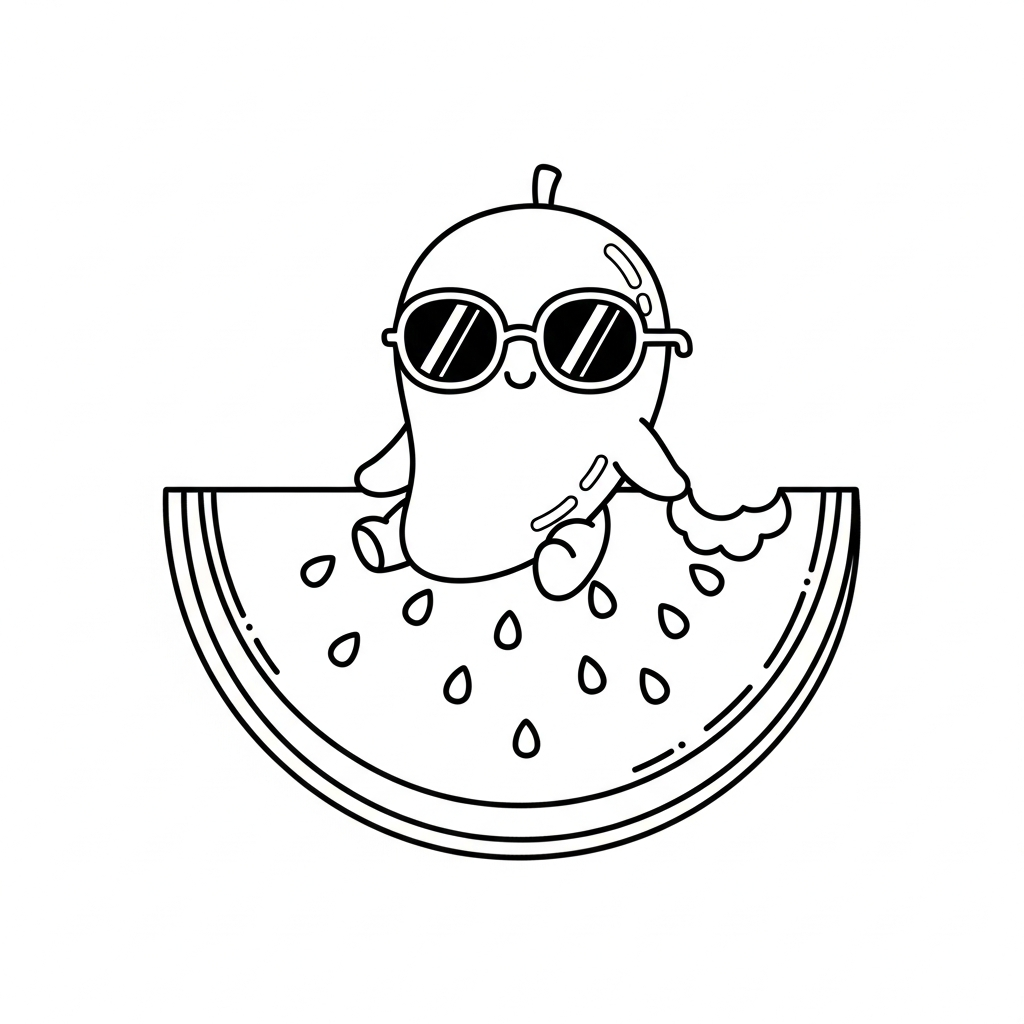 coloriage Mango à imprimer pour enfant de 8 ans