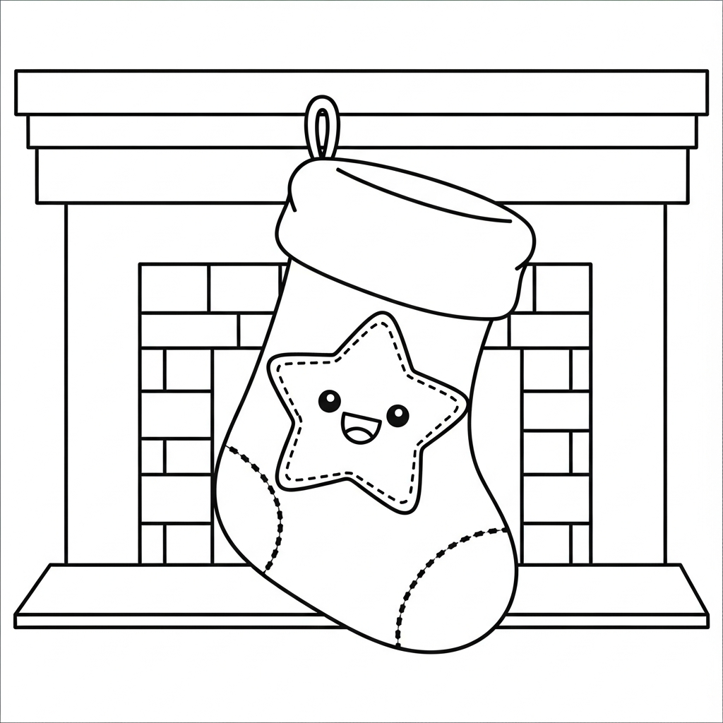 coloriage Noël Kawaii updated et decoupage