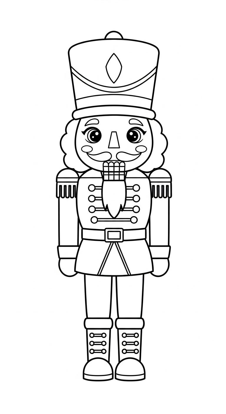 coloriage Noël Kawaii updated à imprimer pour enfant de 8 ans