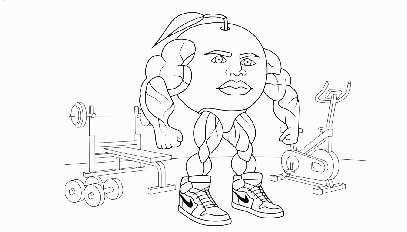 coloriage Odin Din Din Dun à imprimer pour enfant de 6 ans