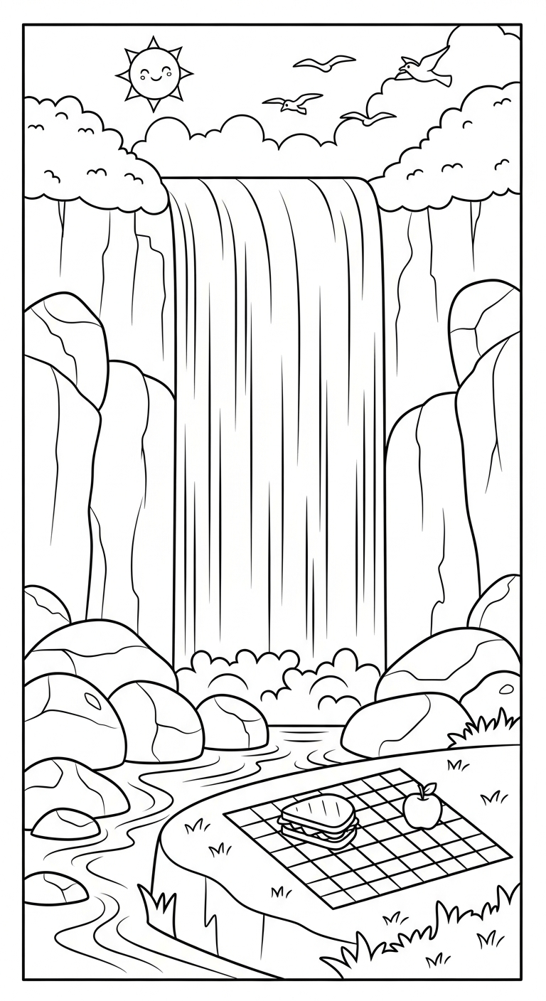 coloriage Pique Nique a colorier en ligne