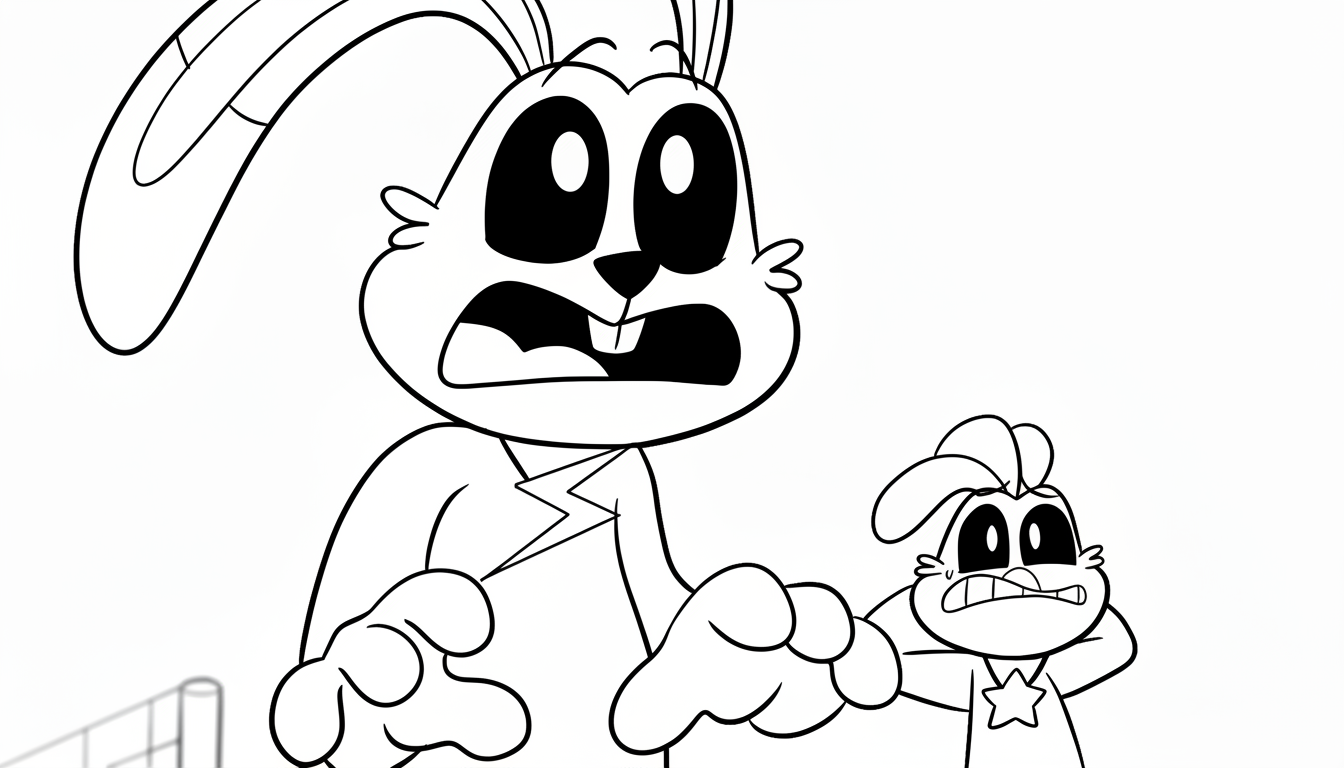 coloriage Smiling Critters updated pour enfant de 6 ans