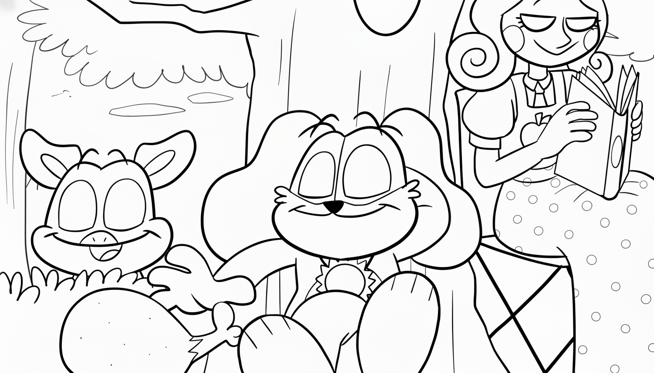 coloriage Smiling Critters updated a dessiner en ligne
