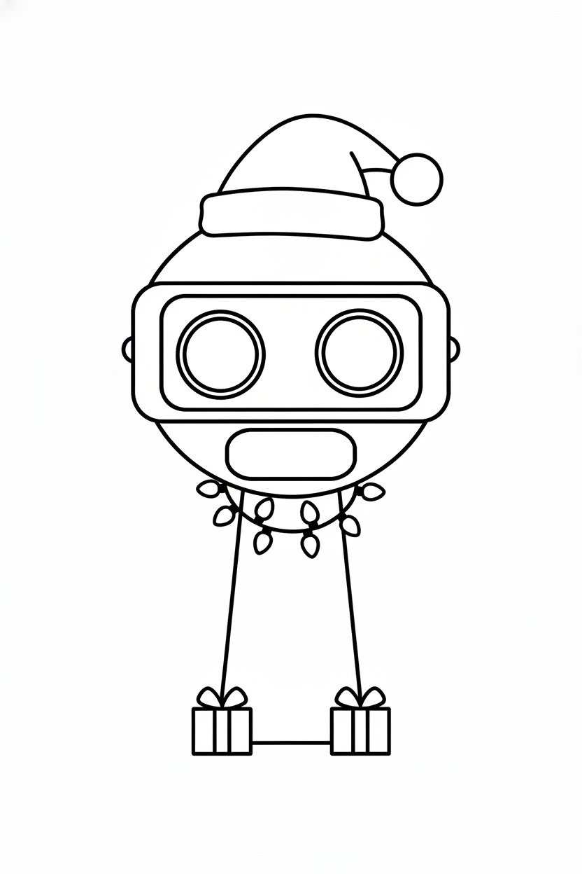 coloriage Sprunki Noël a dessiner en ligne