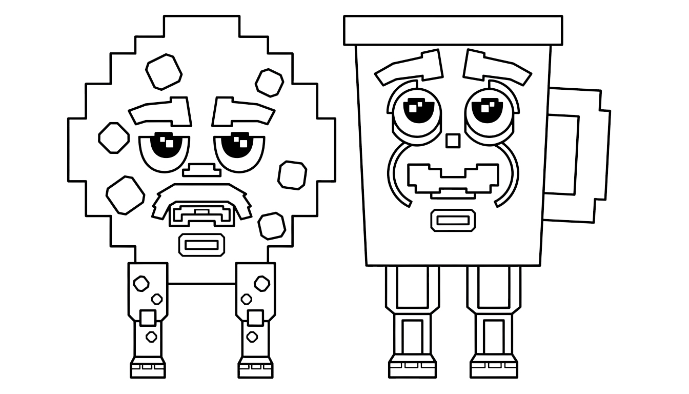 coloriage Steal a Brainrot Noël à imprimer