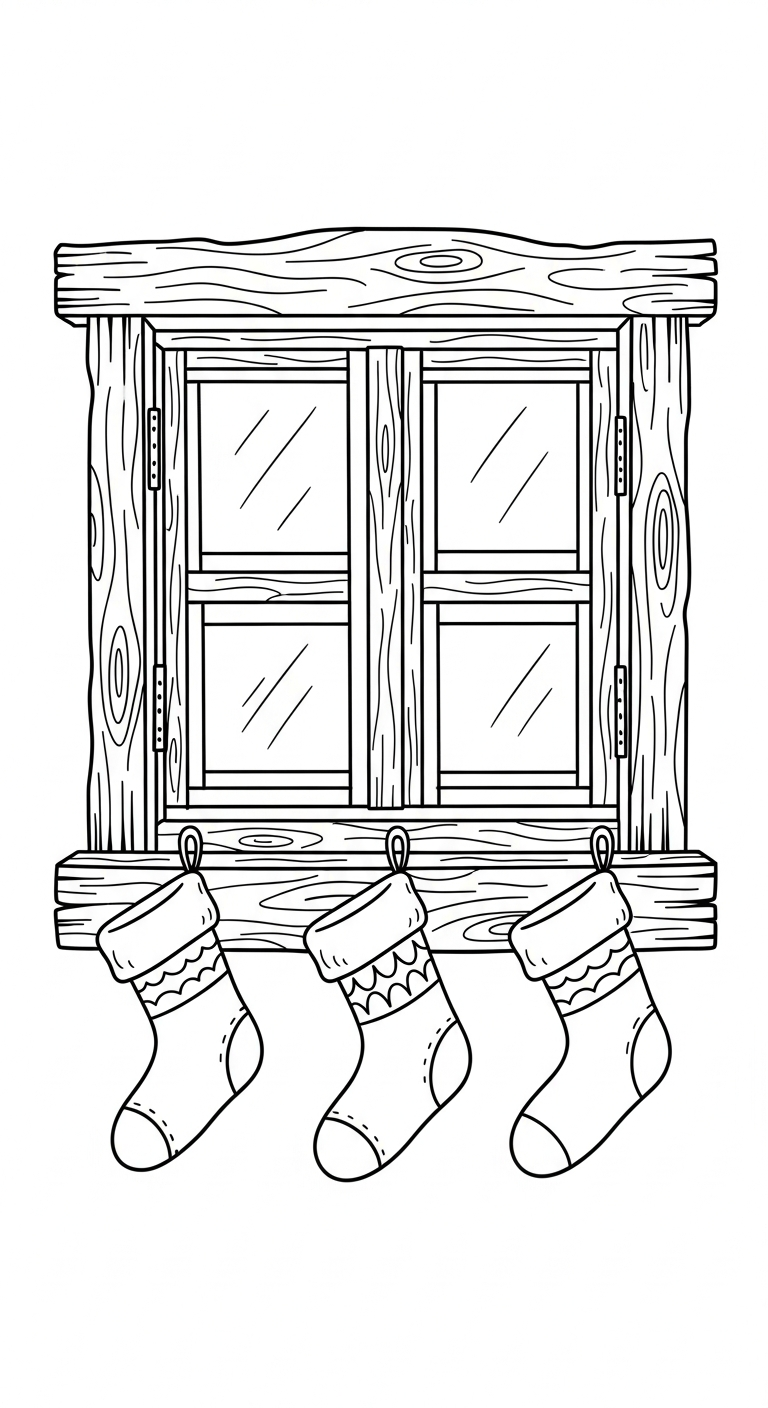 coloriage Village de Noël updated educatif pour enfant 2