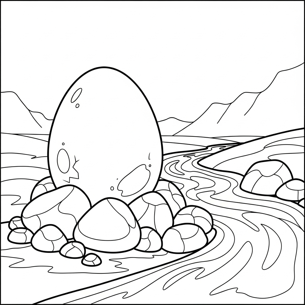 imprimer coloriage Volcan updated gratuit
