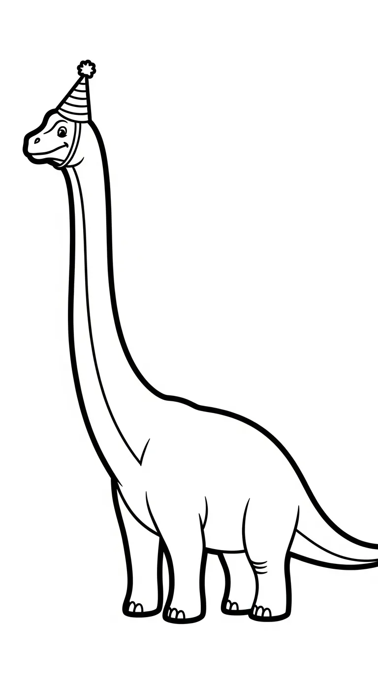 coloriage Brachiosaurus a imprimer