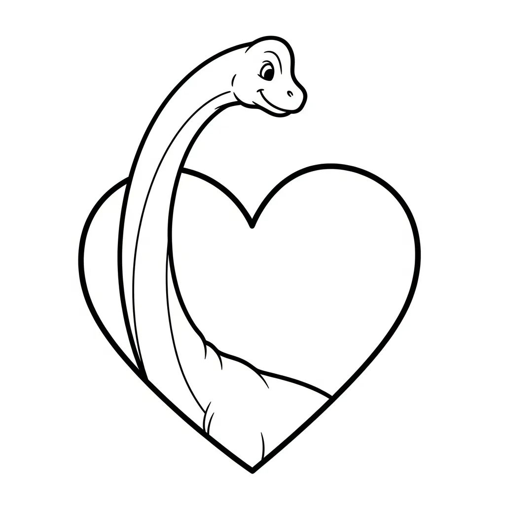 coloriage Brachiosaurus gratuit 1