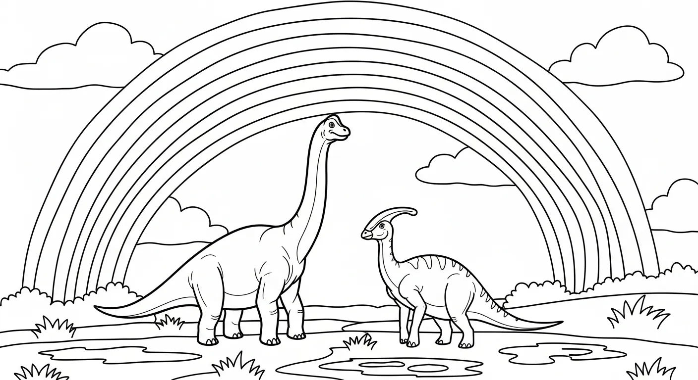 coloriage Brachiosaurus pour enfant