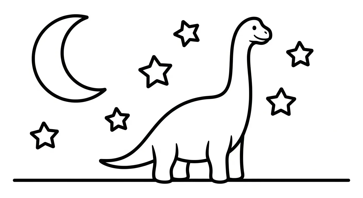coloriage Brachiosaurus a colorier en ligne 1