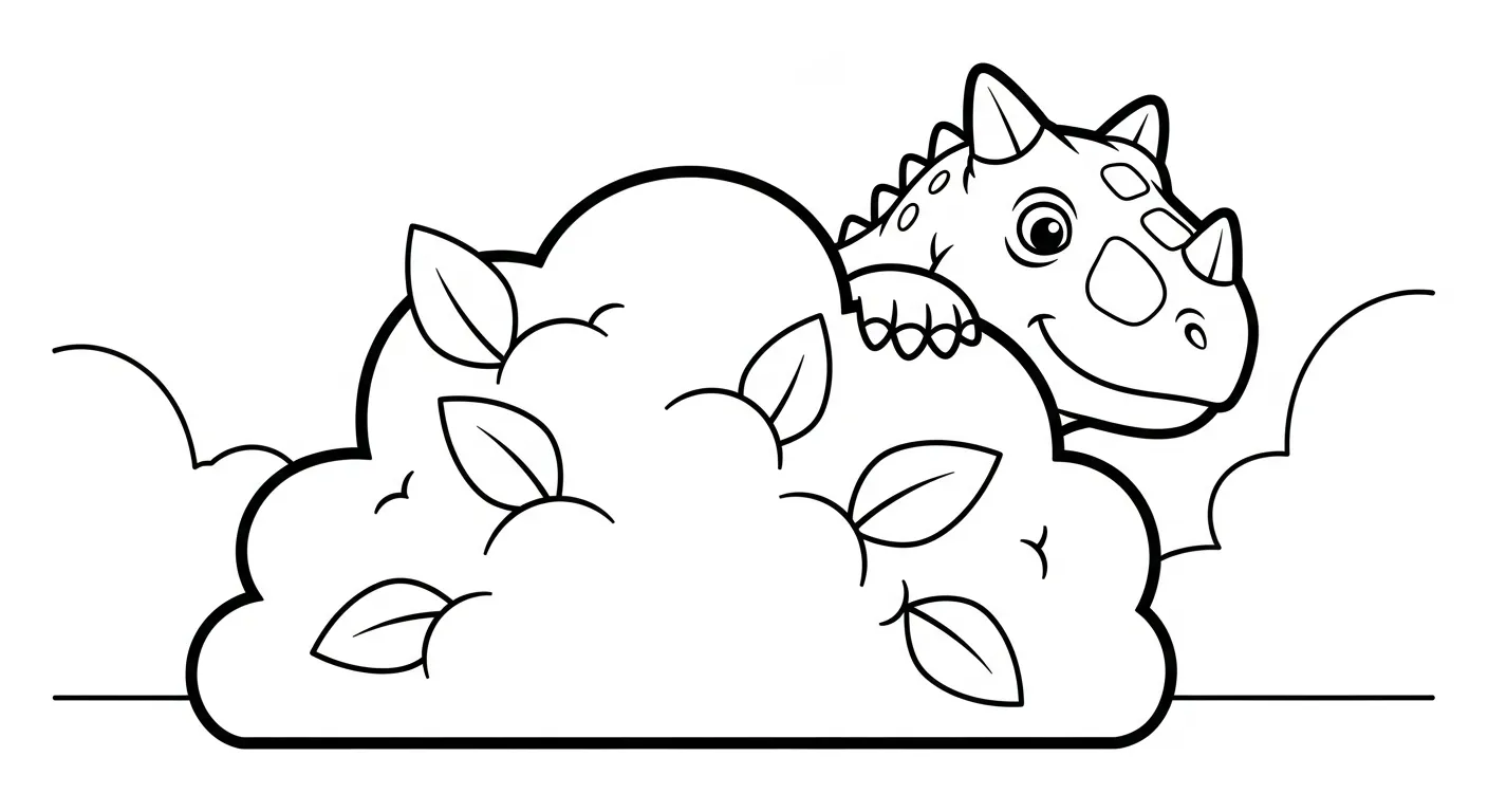 image pour coloriage Carnotaurus enfant